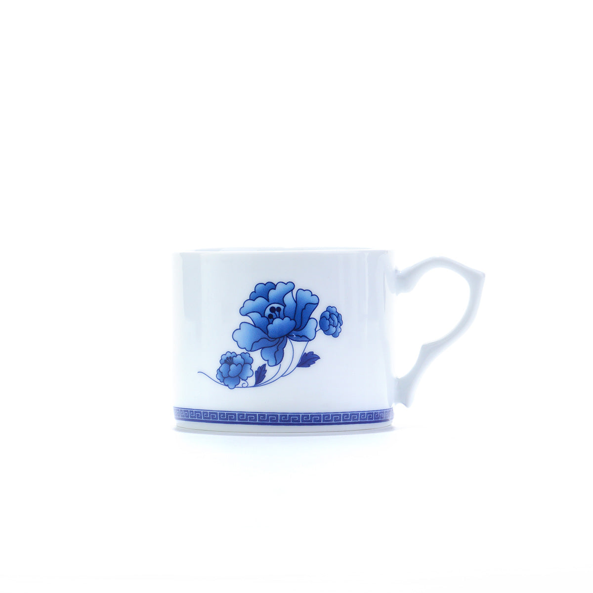 QINGYUN 4 Piece Coffee Cup and Saucer Set