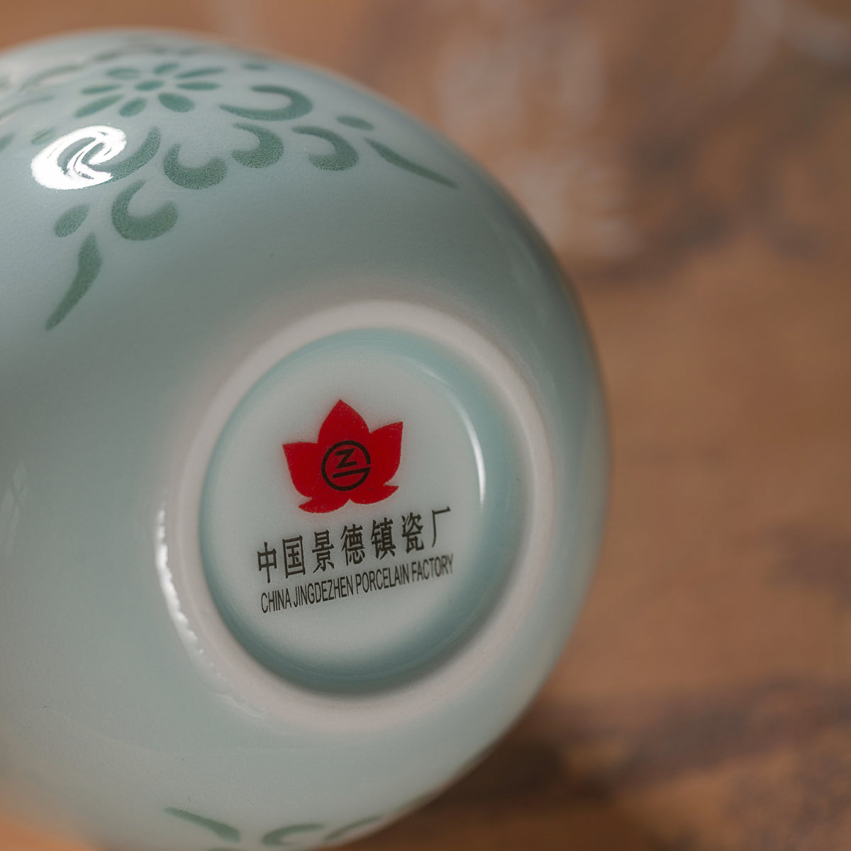 Celadon Lace · Handcrafted 21-Piece Tea Set — detail view 4
