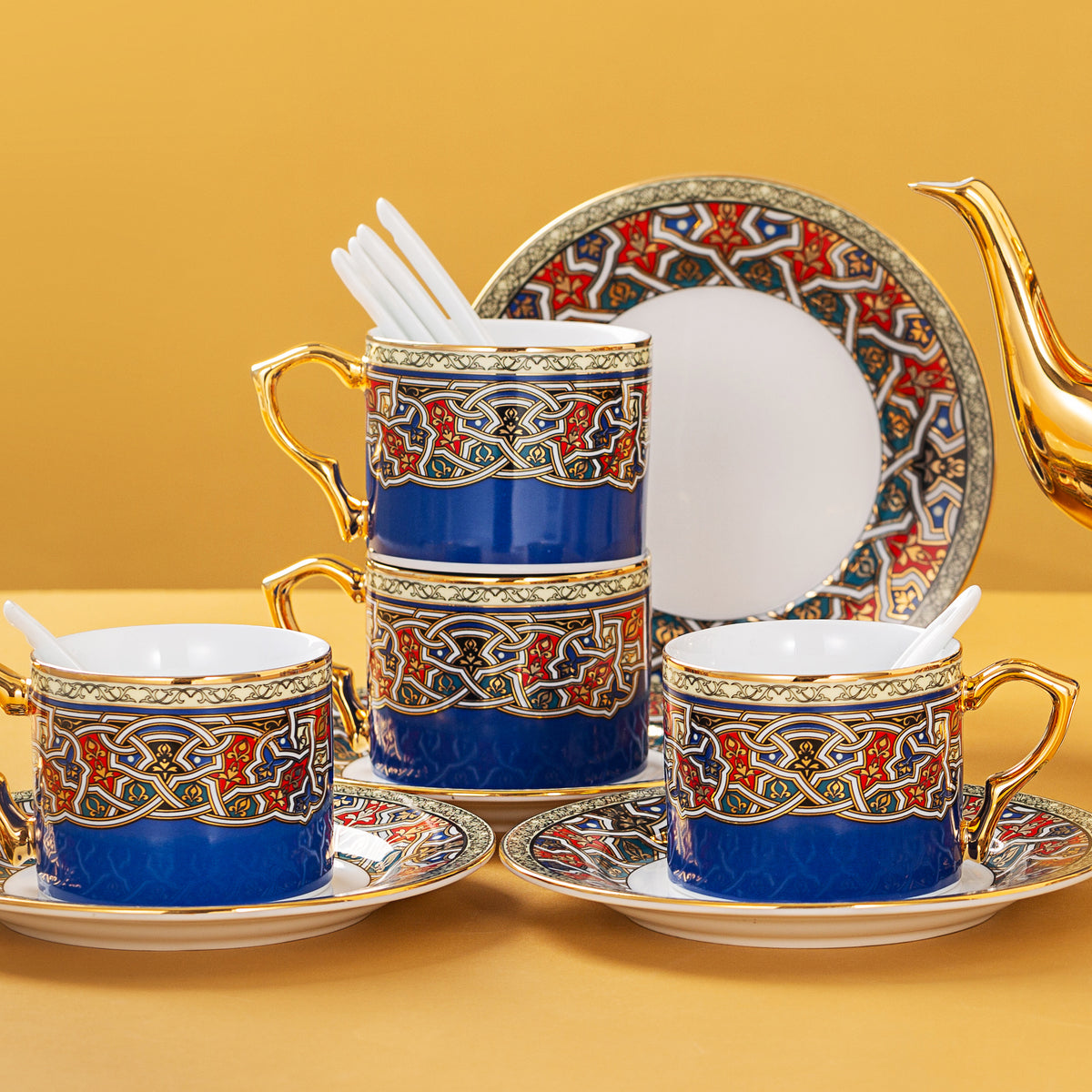 Blue Tajik · 20-Piece Coffee Service — detail view 2