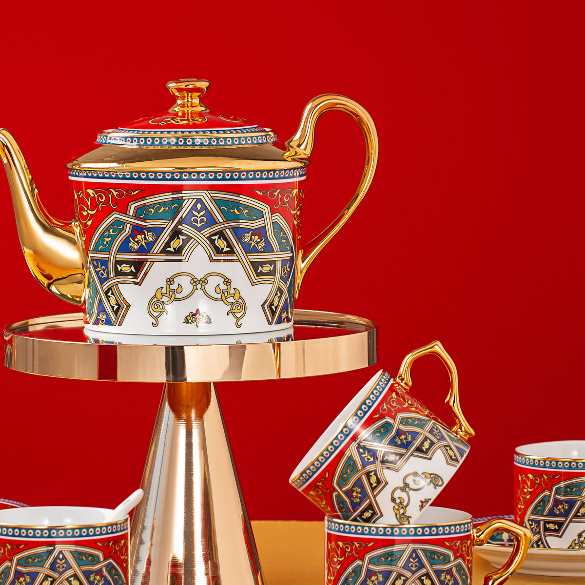 Red Tajik · 20-Piece Coffee Service — detail view 1