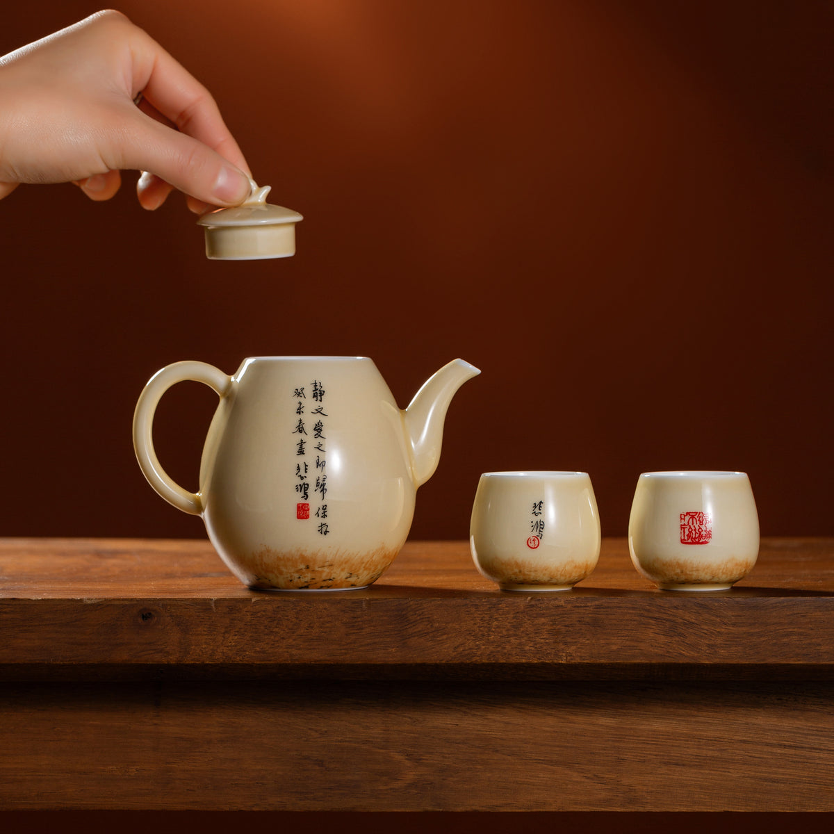 Spring Triumph · 3-Piece Tea Set — detail view 1