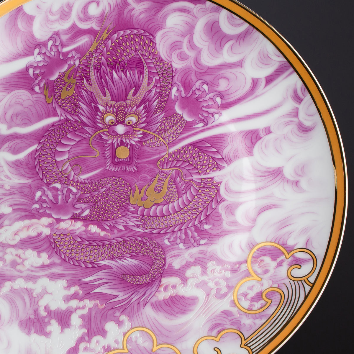 Golden Dragon · 2024 Decorative Plate, Large — detail view 1