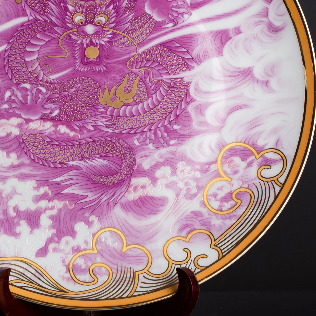 Golden Dragon · 2024 Decorative Plate, Large — detail view 2