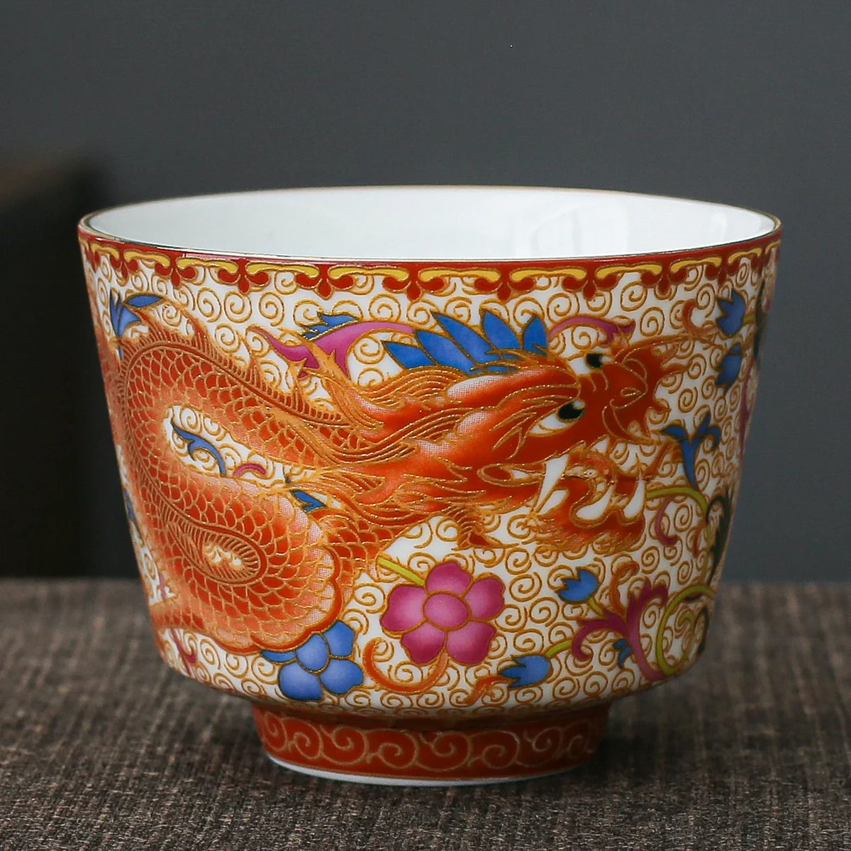 Dragon Cup Porcelain 