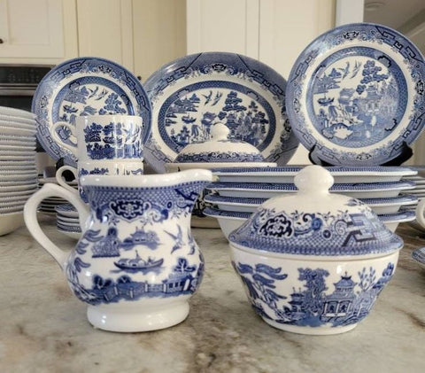 Porcelain Dinner Set for 8