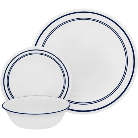 blue corelle dishes