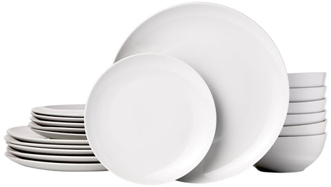 white porcelain dishes