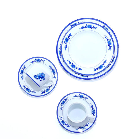 QINGYUN Coffee Cup and Dinnerware Set 10 Piece