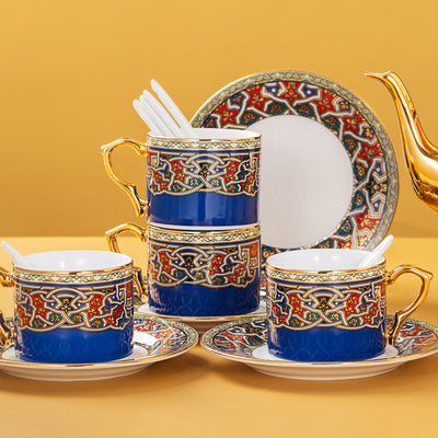 Blue Tajik · 20-Piece Coffee Service — detail view 2