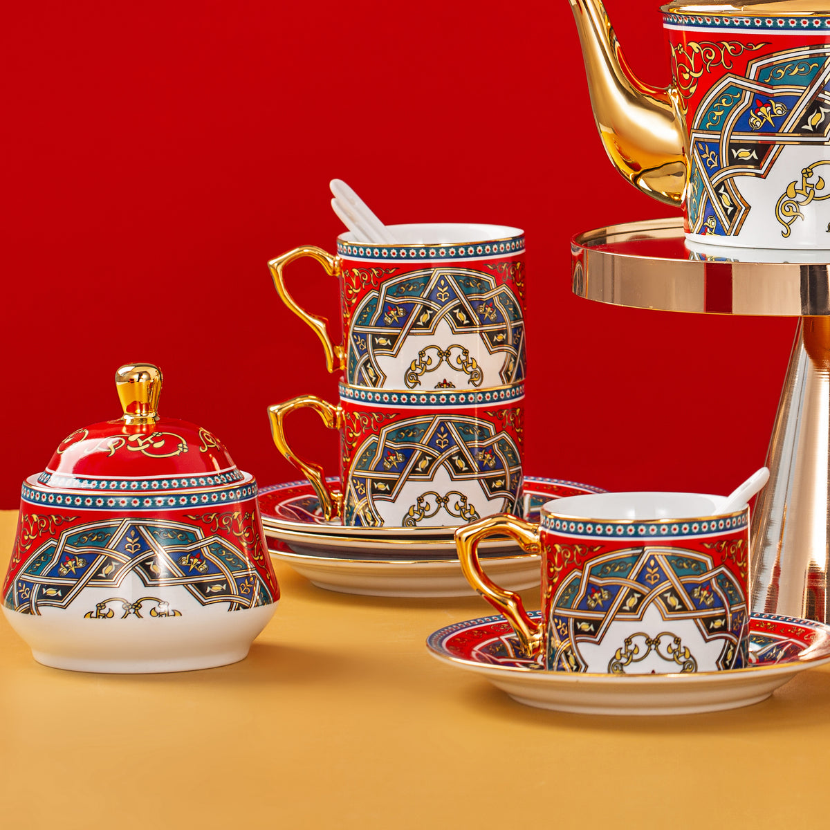 Red Tajik · 20-Piece Coffee Service — detail view 2